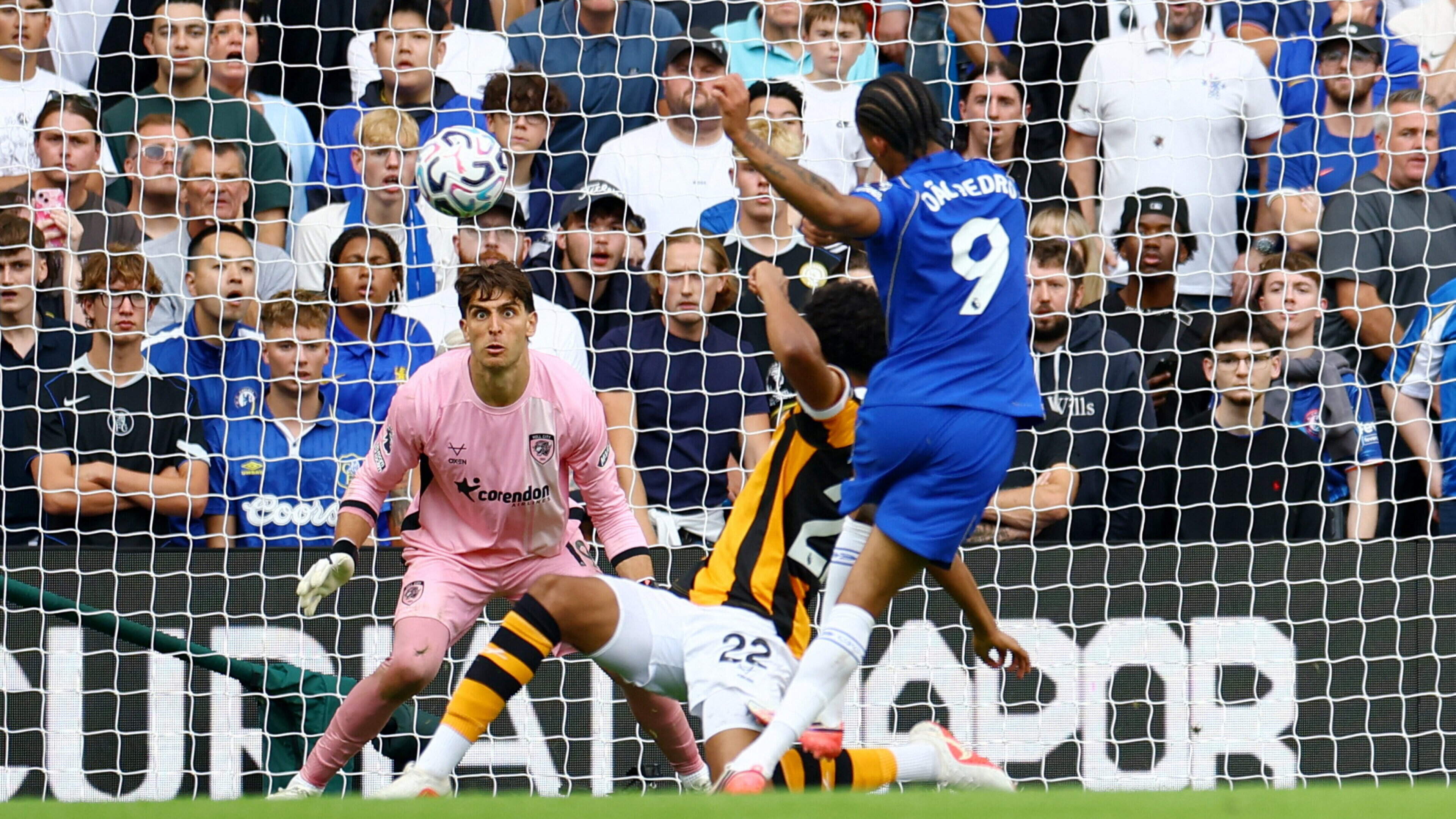 Joao Pedro salvages a point for Chelsea as Hull's impressive return to the Premier League continues
